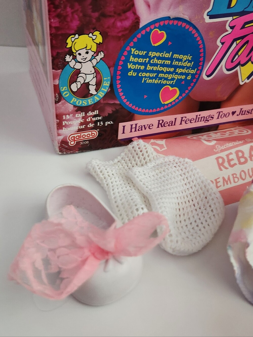Vintage Galoob Baby Face So Sorry Sarah Doll #6 Canadian Version with Box - Picture 10 of 10